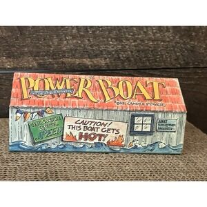 Authentic Models Metal Power Boat‎ Candle